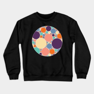 Circles Filled With Fresh Spring Colours Crewneck Sweatshirt